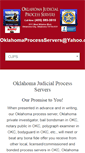 Mobile Screenshot of oklahomajudicialprocessservers.com